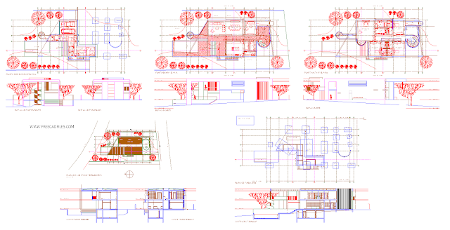 Three-storey villa with foundations